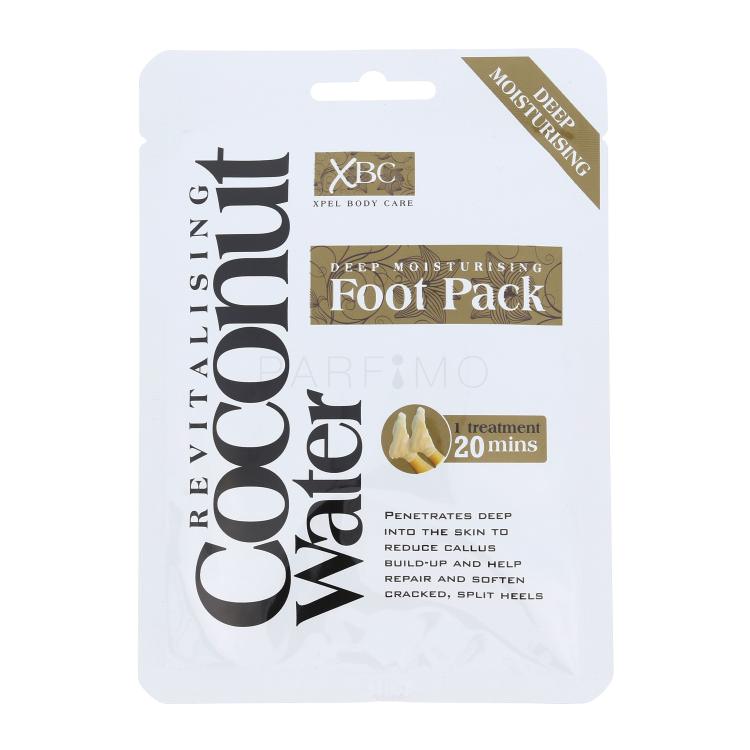 Xpel Coconut Water Deep Moisturising Foot Pack Maska za stopala za žene 1 kom