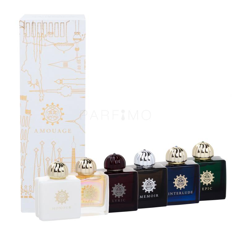 Amouage Mini Set Modern Collection Poklon set parfemska voda Lyric + Epic + Memoir + Honour + Interlude + Fate (6x 7,5 ml)
