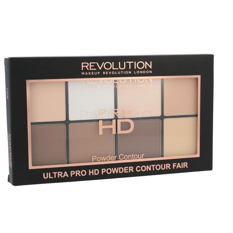 Makeup Revolution London Ultra Pro HD Powder Contour Palette Paleta za konturiranje za žene 20 g Nijansa Fair