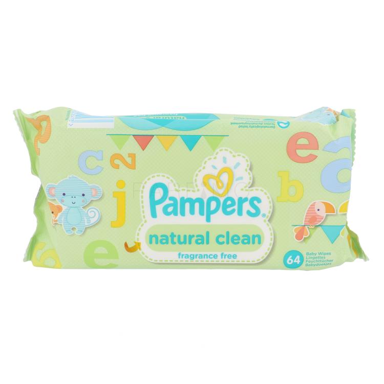 Pampers Baby Wipes Natural Clean Maramice za djecu 64 kom
