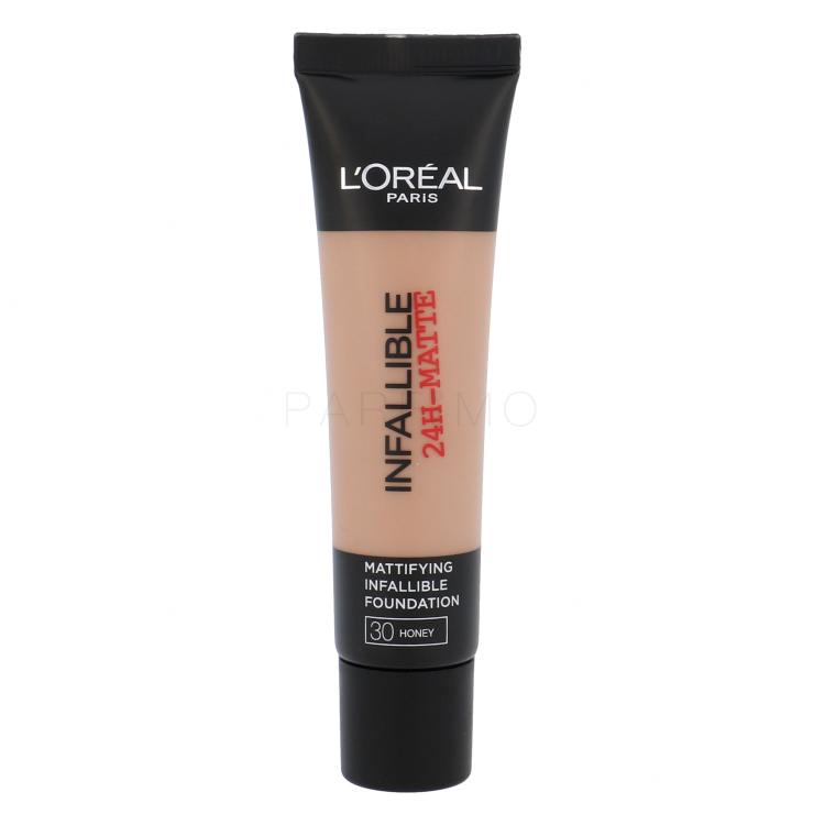L&#039;Oréal Paris Infaillible 24h-Matte Puder za žene 35 ml Nijansa 30 Honey