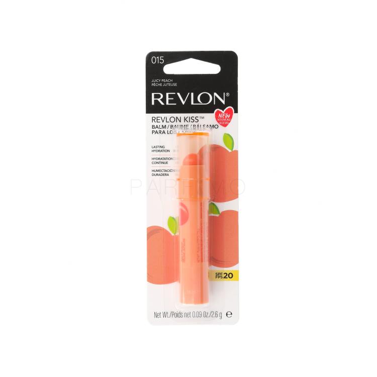 Revlon Revlon Kiss SPF20 Balzam za usne za žene 2,6 g Nijansa 015 Juicy Peach