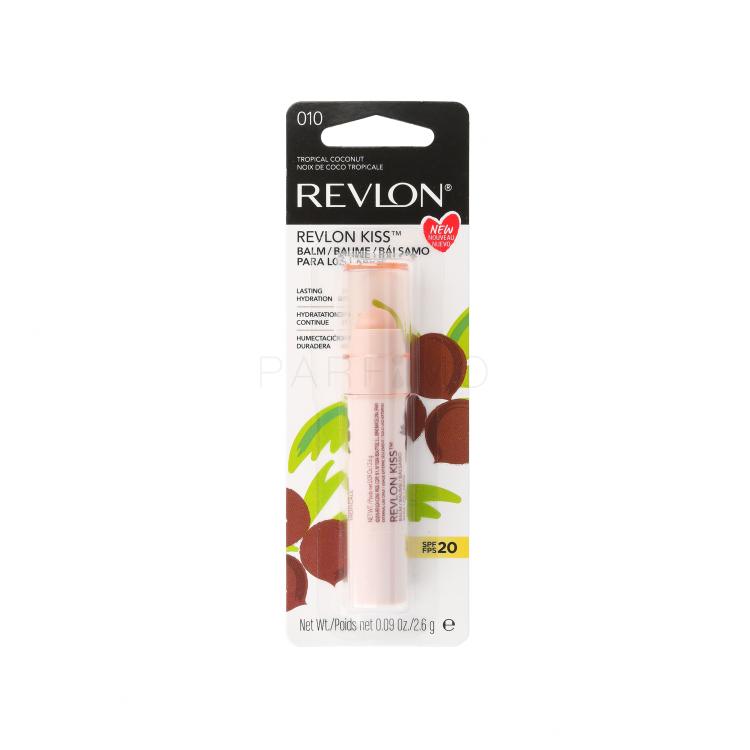 Revlon Revlon Kiss SPF20 Balzam za usne za žene 2,6 g Nijansa 010 Tropical Coconut