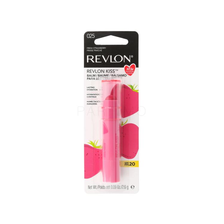 Revlon Revlon Kiss SPF20 Balzam za usne za žene 2,6 g Nijansa 025 Fresh Strawberry