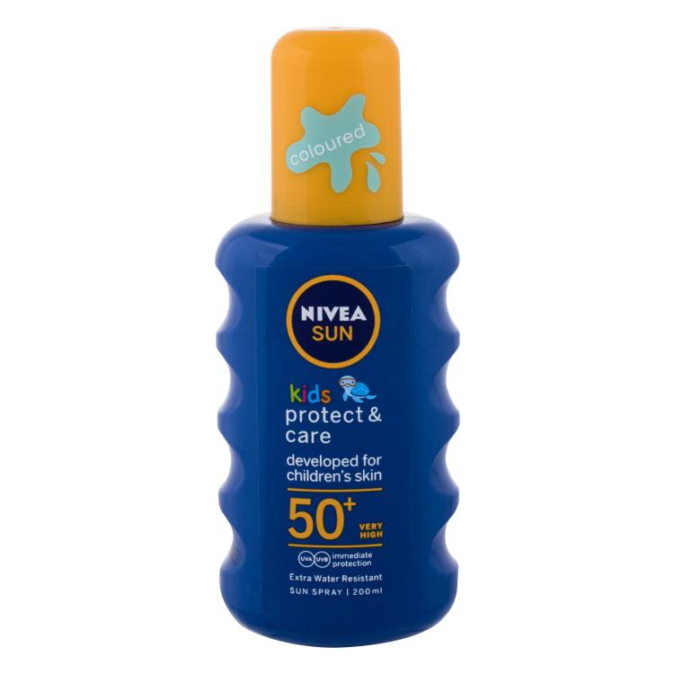 Nivea Sun Kids Protect &amp; Care Sun Spray SPF50+ Proizvod za zaštitu od sunca za tijelo za djecu 200 ml