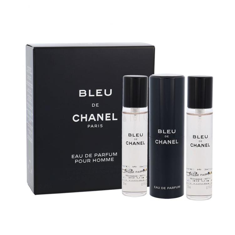 Chanel Bleu de Chanel Parfemska voda za muškarce &quot;okreni i poprskaj&quot; 3x20 ml
