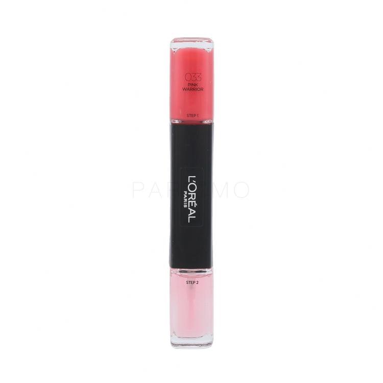 L&#039;Oréal Paris Infaillible Duo Lak za nokte za žene 2x5 ml Nijansa 033 Pink Warrior