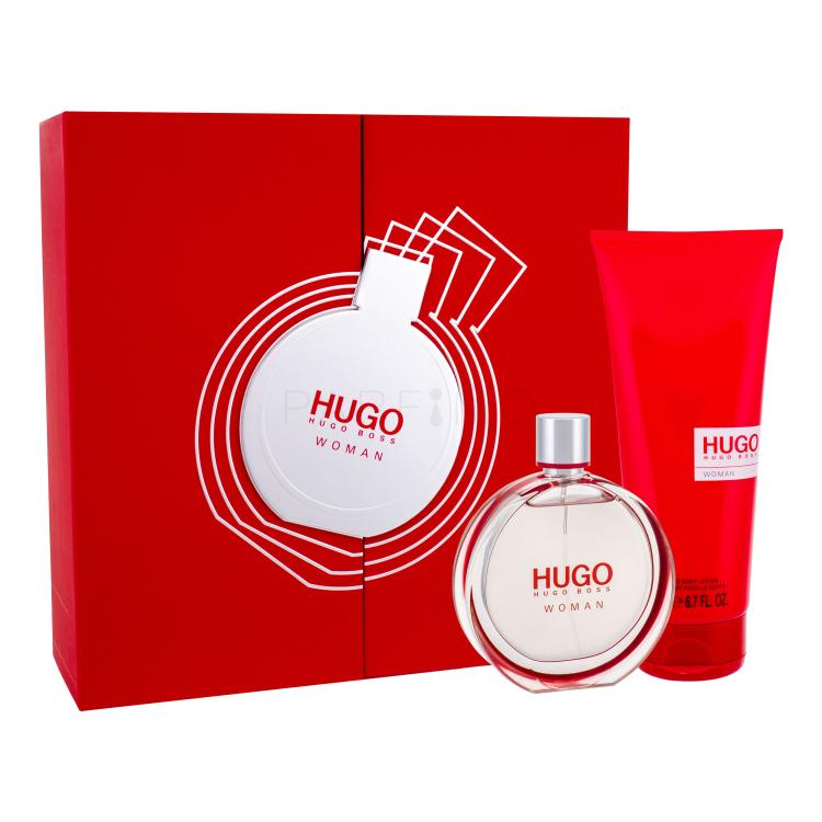 HUGO BOSS Hugo Woman Poklon set parfemska voda 75 ml + hidratantni losion za tijelo 200 ml