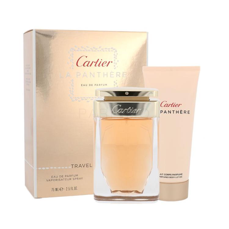 Cartier La Panthère Poklon set parfemska voda 75 ml + losion za tijelo 100 ml