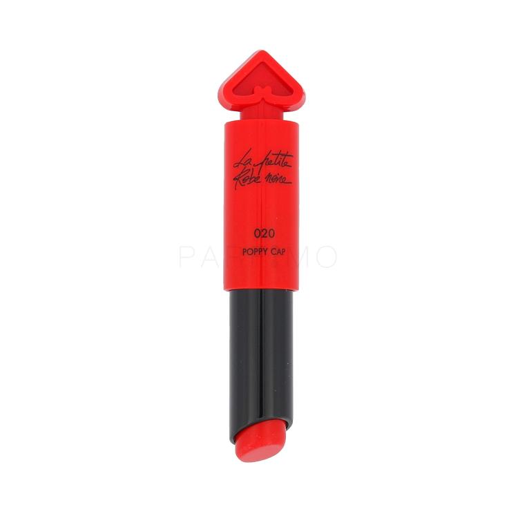 Guerlain La Petite Robe Noire Ruž za usne za žene 2,8 g Nijansa 020 Poppy Cap tester