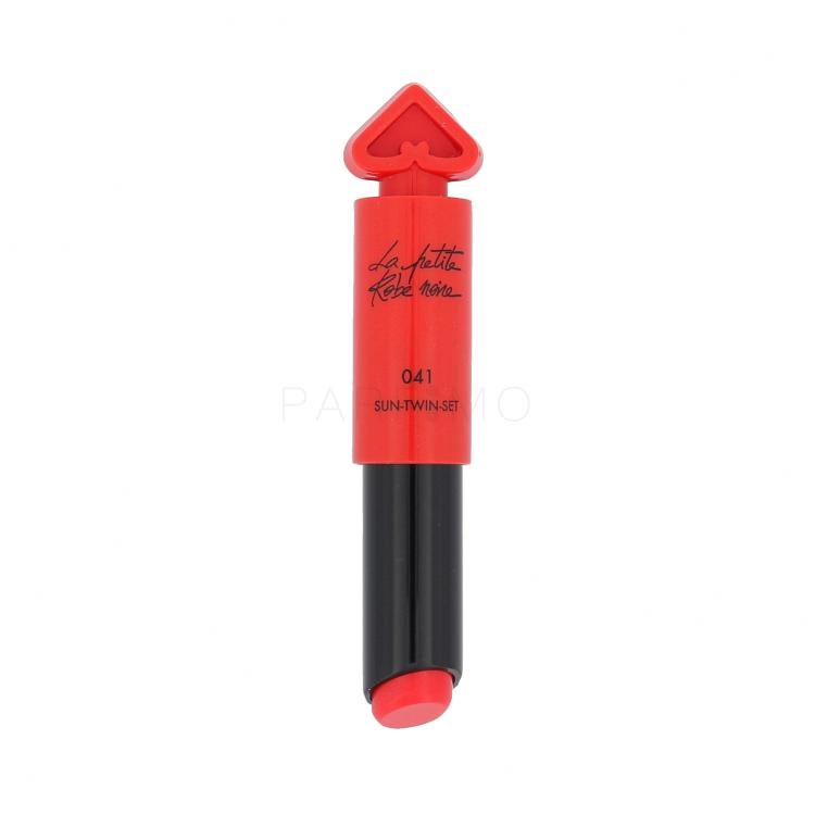 Guerlain La Petite Robe Noire Ruž za usne za žene 2,8 g Nijansa 041 Sun-Twin-Set tester