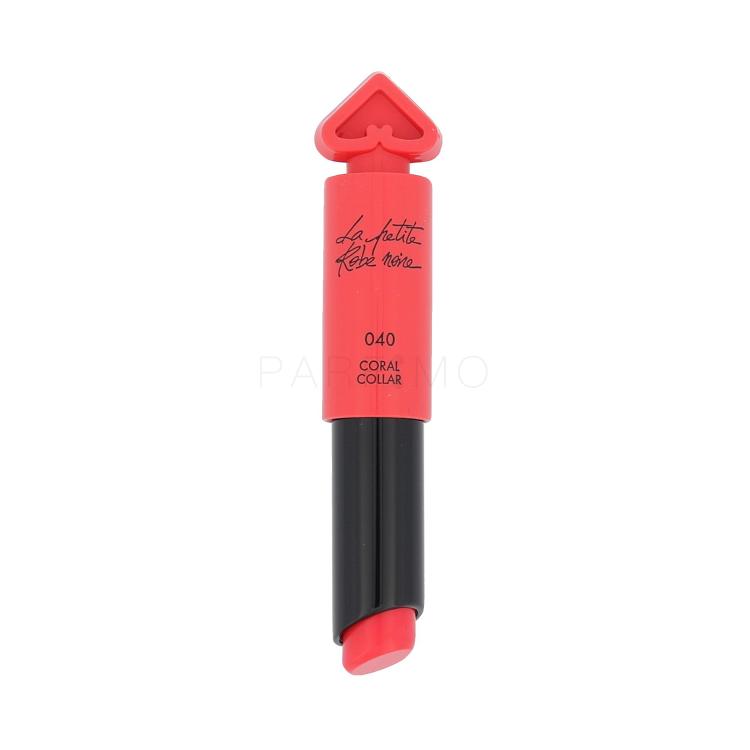 Guerlain La Petite Robe Noire Ruž za usne za žene 2,8 g Nijansa 040 Coral Collar tester