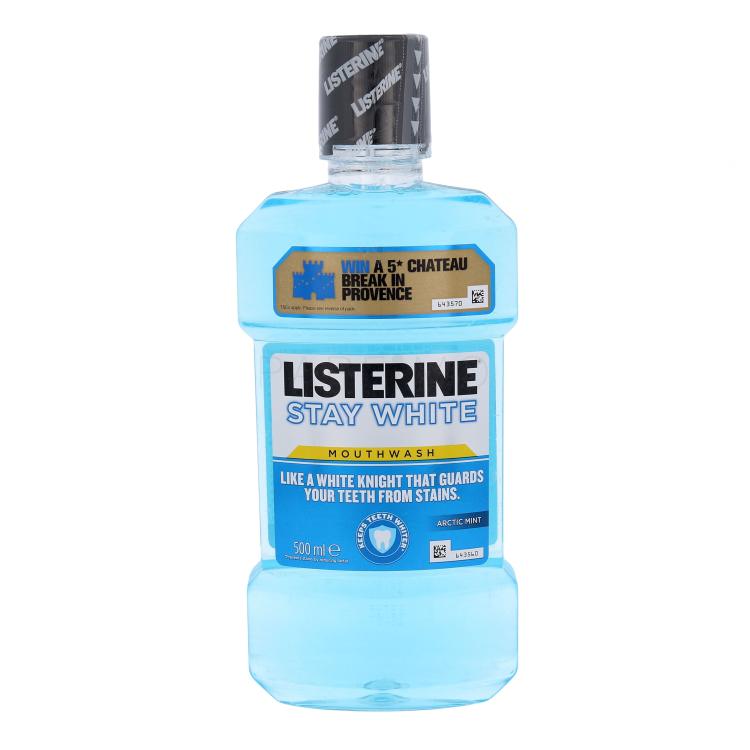 Listerine Stay White Mouthwash Vodice za ispiranje usta 500 ml