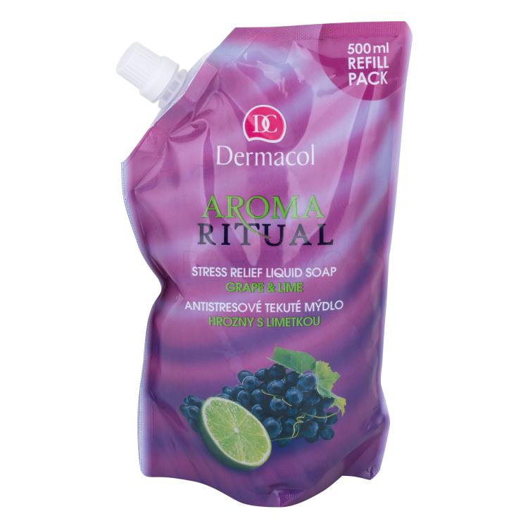 Dermacol Aroma Ritual Grape &amp; Lime Tekući sapun za žene punilo 500 ml