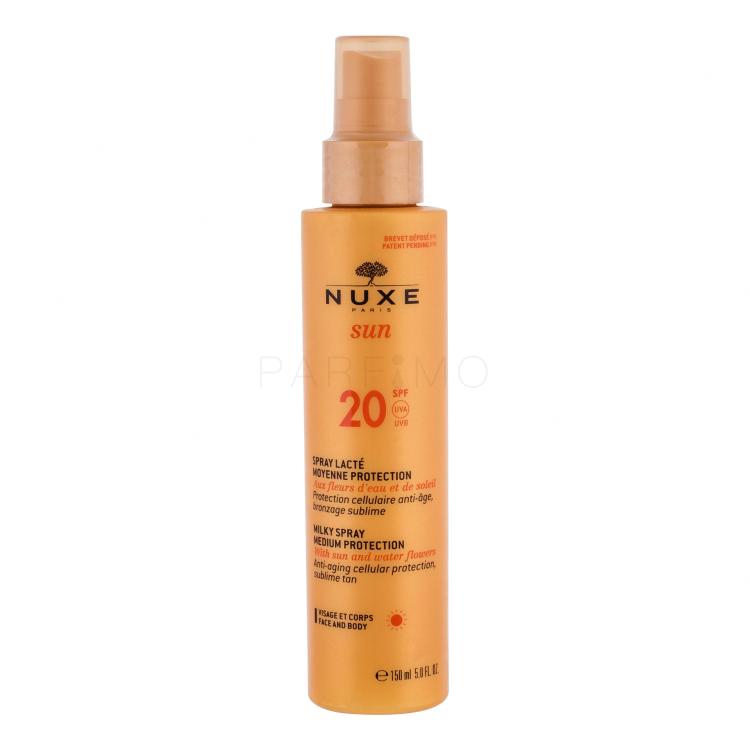 NUXE Sun Milky Spray SPF20 Proizvod za zaštitu od sunca za tijelo 150 ml
