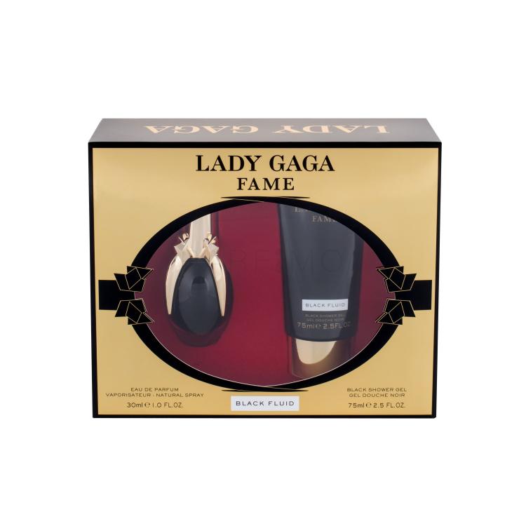 Lady Gaga Fame Poklon set parfemska voda 30 ml + gel za prhanje 75 ml