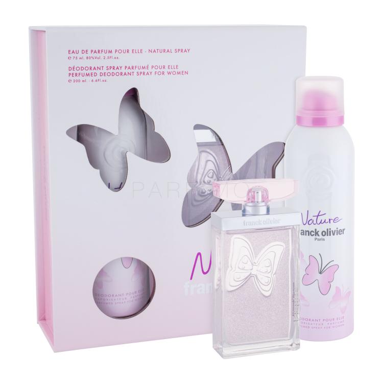 Franck Olivier Nature Poklon set parfemska voda 75 ml + dezodorans 200 ml