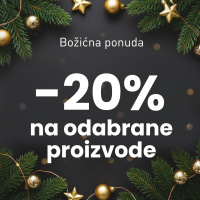 - 20 % s kodom → POKLON20