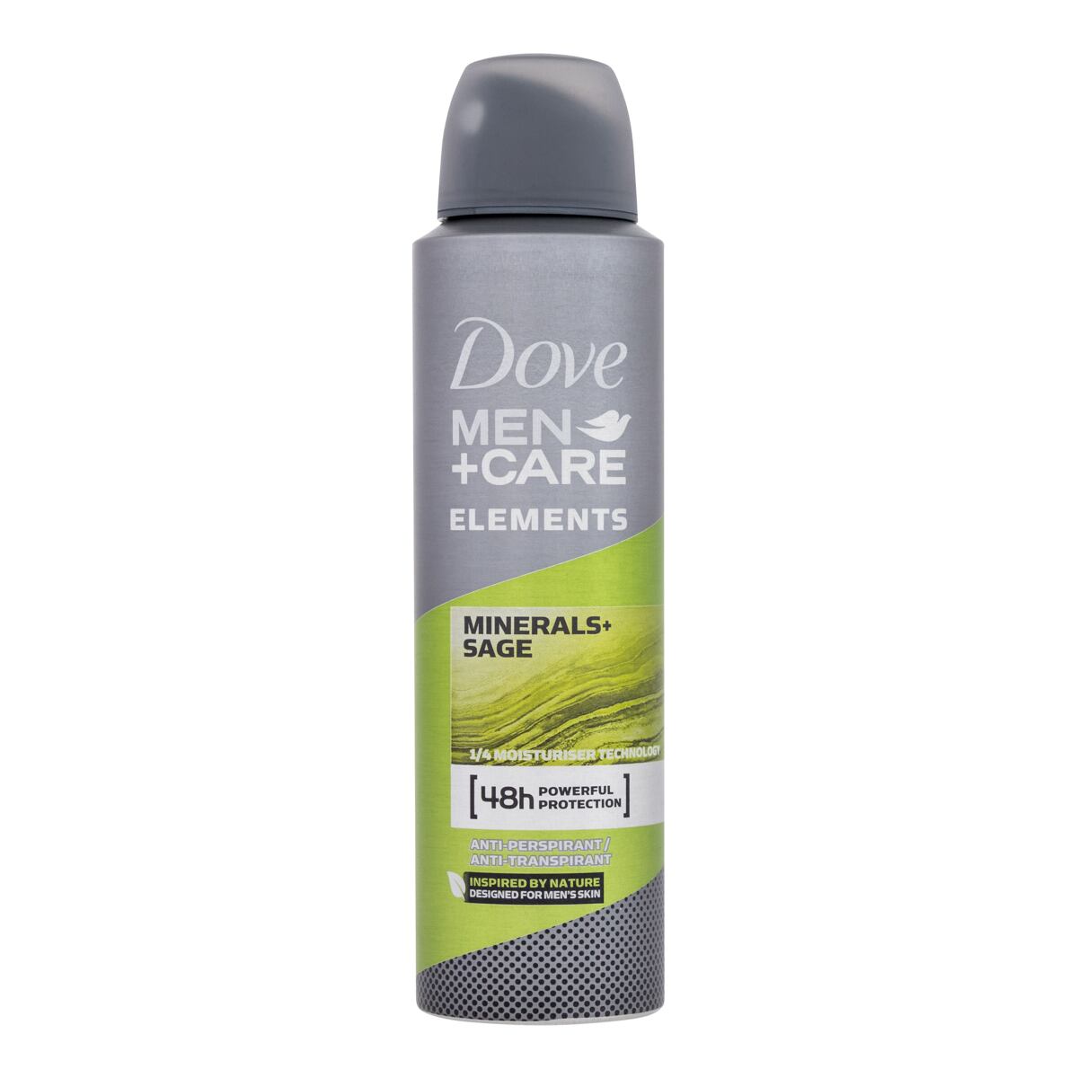 Dove Men + Care Minerals + Sage 48h antiperspirant u spreju 150 ml za muškarce