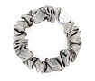 Gumice za kosu By Eloise London Silk Scrunchie Silver Heart 1 kom Moonlight