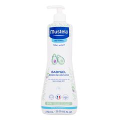 Gel za tuširanje Mustela Bébé Multi-Sensory Bubble Bath 750 ml