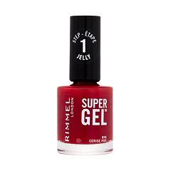 Lak za nokte Rimmel London Super Gel STEP1 12 ml 016 Cerise Pop