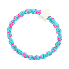 Gumice za kosu By Eloise London Silver Star 1 kom Neon Pink on Neon Blue
