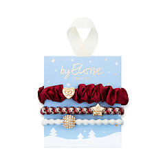 Gumice za kosu By Eloise London Set Candy Cane Sparkle 1 kom