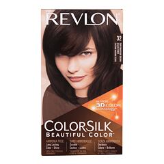 Boja za kosu Revlon Colorsilk Beautiful Color 59,1 ml 32 Dark Mahogany Brown oštećena kutija