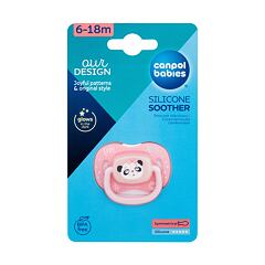 Duda Canpol babies Exotic Animals Silicone Soother Panda 6-18m 1 kom