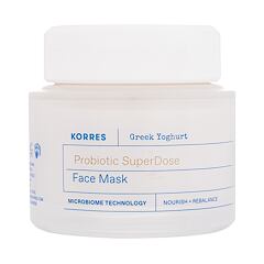 Maska za lice Korres Greek Yoghurt Probiotic SuperDose Face Mask 100 ml