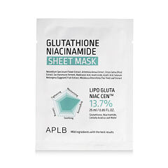 Maska za lice APLB Glutathione Niacinamide Sheet Mask 25 ml