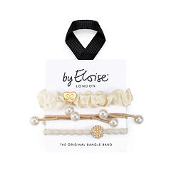 Gumice za kosu By Eloise London Set White Party 1 kom