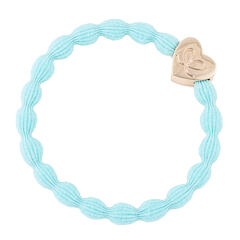 Gumice za kosu By Eloise London Gold Heart 1 kom Turquoise