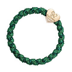 Gumice za kosu By Eloise London Woven Gold Heart 1 kom Chive