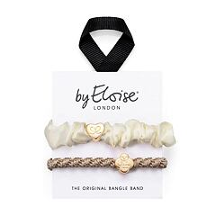 Gumice za kosu By Eloise London Set Cream and Gold 1 kom