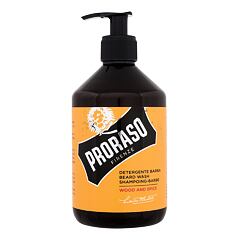 Šampon za bradu PRORASO Wood & Spice  Beard Wash 500 ml oštećena bočica