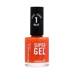 Lak za nokte Rimmel London Super Gel STEP1 12 ml 018 Orange Sorbet