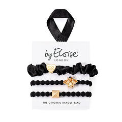 Gumice za kosu By Eloise London Set Bee Black 1 kom