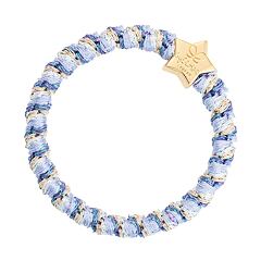 Gumice za kosu By Eloise London Woven Gold Star 1 kom Ocean Breeze