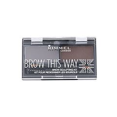 Paletica za obrve Rimmel London Brow This Way 2,4 g 003 Dark Brown