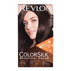 Boja za kosu Revlon Colorsilk Beautiful Color 59,1 ml 33 Dark Soft Brown oštećena kutija