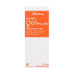 Odstranjivač laka za nokte Sally Hansen Salon Gel Polish Nail Cleanser Pads 1 pakiranje