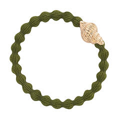 Gumice za kosu By Eloise London Bling Charms Tropical Seashell 1 kom Olive