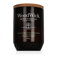 Mirisna svijeća WoodWick ReNew Collection Tomato Leaf & Basil 368 g