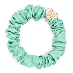Gumice za kosu By Eloise London Silk Scrunchie Gold Heart 1 kom Mint