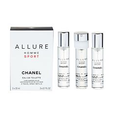 Toaletna voda Chanel Allure Homme Sport punilo 3x20 ml 20 ml
