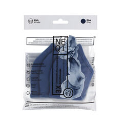 Zaštitna maska NEQI Kids Community Face Coverings 6-10 Years Blue 3 kom