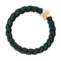 Gumice za kosu By Eloise London Woven Gold Star 1 kom Bottle Green