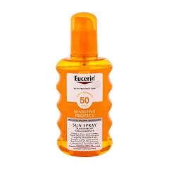 Proizvod za zaštitu od sunca za tijelo Eucerin Sun Sensitive Protect Sun Spray Transparent SPF50 200 ml